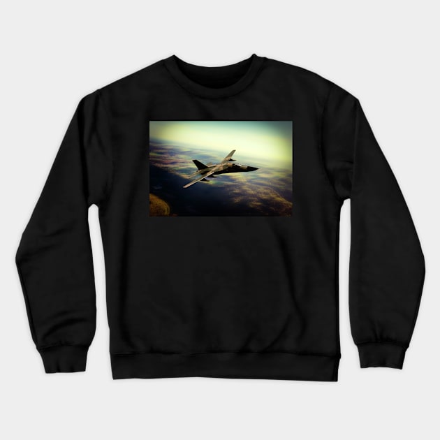 F-111 Aarvark Crewneck Sweatshirt by aviationart